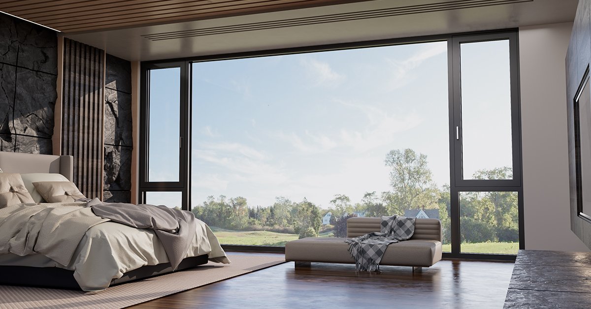 Custom thermal break aluminum windows for residential and commercial projects